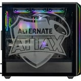 ALTERNATE aTTaX-PLATIN-001, PC gaming Noir/transparent