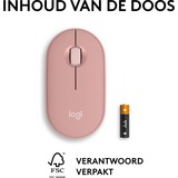 Logitech Pebble Mouse 2 M350s, Souris Rose