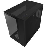 NZXT H9 Flow boîtier midi tower Noir | 2x USB-A | 1x USB-C | Verre Trempé