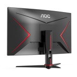 AOC C27G2E/BK 27" Moniteur gaming incurvé  Noir/Rouge