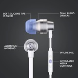 Logitech  écouteurs in-ear Blanc/Lilas