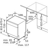 Neff S125EAS01E, Lave-vaisselle Acier inoxydable