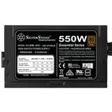 SilverStone , 550 Watt alimentation  Noir