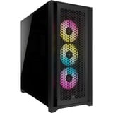 Corsair iCUE 5000D RGB AIRFLOW boîtier midi tower Noir | 2x USB-A | 1x USB-C | RGB | Verre Trempé