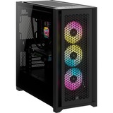 Corsair iCUE 5000D RGB AIRFLOW boîtier midi tower Noir | 2x USB-A | 1x USB-C | RGB | Verre Trempé