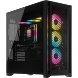 Corsair iCUE 5000D RGB AIRFLOW boîtier midi tower Noir | 2x USB-A | 1x USB-C | RGB | Verre Trempé