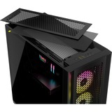 Corsair iCUE 5000D RGB AIRFLOW boîtier midi tower Noir | 2x USB-A | 1x USB-C | RGB | Verre Trempé