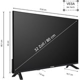 Telefunken  32" TV LED Noir