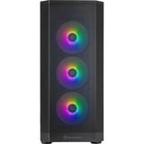 SilverStone  boîtier midi tower Noir | 2x USB-A | 1x USB-C | RGB | Window