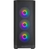 SilverStone  boîtier midi tower Noir | 2x USB-A | 1x USB-C | RGB | Window