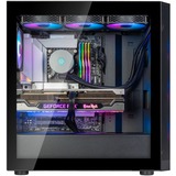 SilverStone  boîtier midi tower Noir | 2x USB-A | 1x USB-C | RGB | Window