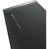 Valkyrie  boîtier midi tower Noir | 2x USB-A | 1x USB-C | RGB | Window