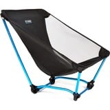 Helinox Ground Chaise de camping 4 pieds Noir, Siège Noir/Bleu, 120 kg, Chaise de camping, 4 pieds, 620 g, Noir