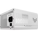 ASUS TUF Gaming 1000W Gold White Edition alimentation  Noir, 4x PCIe, gestion complète des câbles, 1x 12VHPWR