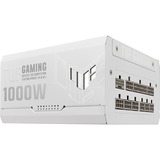 ASUS TUF Gaming 1000W Gold White Edition alimentation  Noir, 4x PCIe, gestion complète des câbles, 1x 12VHPWR