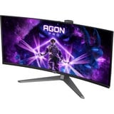 AOC  34" Moniteur gaming incurvé  Gris foncé/Noir