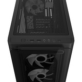 ASUS  boîtier mini tower Noir | 2x USB-A | 1x USB-C | RGB | Window