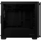 ASUS  boîtier mini tower Noir | 2x USB-A | 1x USB-C | RGB | Window