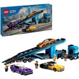 LEGO City - Le camion de transport de voitures de sport, Jouets de construction 60408