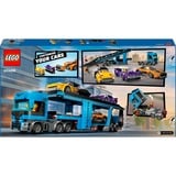 LEGO City - Le camion de transport de voitures de sport, Jouets de construction 60408