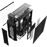 RAIJINTEK  boîtier big tower Noir/noir (mat) | 2x USB-A | 1x USB-C | RGB | Window