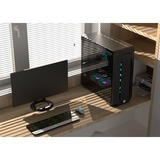 RAIJINTEK  boîtier big tower Noir/noir (mat) | 2x USB-A | 1x USB-C | RGB | Window