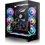 Thermaltake  boîtier midi tower Noir | 2x USB-A | 1x USB-C | Window