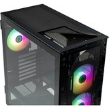 Enermax  boîtier midi tower Noir | 2x USB-A | 1x USB-C | RGB | Verre Trempé