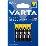 VARTA Superlife AAA Batterie à usage unique Alcaline Batterie à usage unique, AAA, Alcaline, 1,5 V, 4 pièce(s), Multicolore