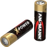 Ansmann X-Power Mignon AA Batterie à usage unique Alcaline Batterie à usage unique, Alcaline, 1,5 V, 4 pièce(s), Noir, Or, 50,5 mm