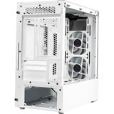 Cooler Master MasterBox TD300 boîtier mini tower Blanc | 2x USB-A | RGB | Verre Trempé