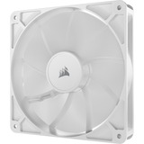 Corsair RS140 PWM, Ventilateur de boîtier Blanc, Connecteur de ventilateur PWM à 4 broches