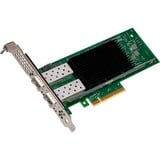 Intel® Carte réseau Ethernet ® E810-XXVDA2 Interne, Avec fil, PCI Express, Fibre, Noir, Vert, Argent, Vente au détail