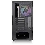 Thermaltake  boîtier midi tower Noir | 2x USB-A | 1x USB-C | RGB | Window