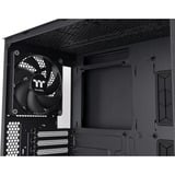 Thermaltake  boîtier midi tower Noir | 2x USB-A | 1x USB-C | RGB | Window