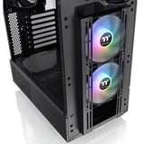 Thermaltake  boîtier midi tower Noir | 2x USB-A | 1x USB-C | RGB | Window