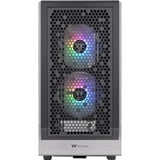 Thermaltake  boîtier midi tower Noir | 2x USB-A | 1x USB-C | RGB | Window