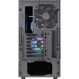 Thermaltake  boîtier midi tower Noir | 2x USB-A | 1x USB-C | RGB | Window