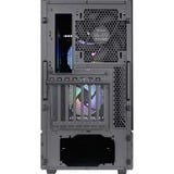 Thermaltake  boîtier midi tower Noir | 2x USB-A | 1x USB-C | RGB | Window