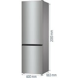 gorenje NRC62CSXL4, Combination Réfrigérateur / congélateur Acier inoxydable