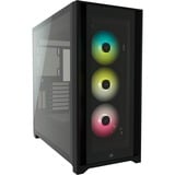 Corsair iCUE 5000X RGB boîtier midi tower Noir | 2x USB-A | 1x USB-C | RGB | Window