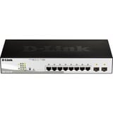 D-Link DGS-1210-10P/E, Switch Gris/Noir