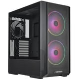 Lian Li  boîtier midi tower Noir | 2x USB-A | 1x USB-C | RGB | Window