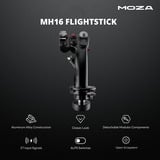 MOZA MH16 Flightstick, Manette de jeu Noir