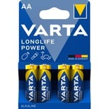 VARTA -4906/4B Piles domestiques, Batterie Batterie à usage unique, AA, Alcaline, 1,5 V, 4 pièce(s), Bleu, Or