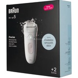 Braun 7500435225052, Appareil à épiler Blanc/Argent