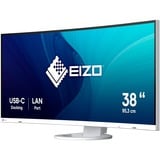 EIZO EV3895-WT 37.5" Moniteur incurvé  Blanc, 95,2 cm (37.5"), 3840 x 1600 pixels, UltraWide Quad HD+, LED, 5 ms, Blanc