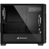 Sharkoon V1000 RGB boîtier midi tower Noir | 2x USB-A | RGB | Window