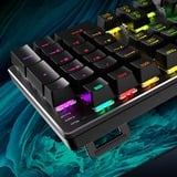 Sharkoon clavier gaming Noir, Layout DE, Huano Red