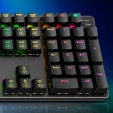 Sharkoon clavier gaming Noir, Layout DE, Huano Red